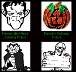 Holidays.net     : Halloween Coloring Book Pages