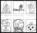 Animaljr.com    : Halloween Coloring Free Printouts