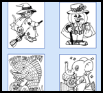 Coloring-page.com     : Halloween Coloring Book Pages