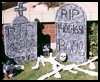 How to make halloween gravestones