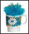 Retro
  Cup Pin Cushion  : How to Make a Pincushion Craft for Kids