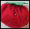 Strawberry
  Pincushion  : How to Make a Pincushion Craft for Kids