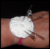 Crocheted
  Wrist Pin Cushion