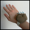 Offset
  Square Wrist Pincushion  : Pincushion Crafts Activities