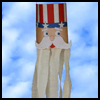 Uncle
  Sam Windsock Craft  : How to Make Windsocks Crafts for Kids