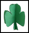 3D Shamrock Paper Craft