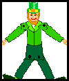 Leprechaun Marionette Puppet Craft for Saint Patrick's Day