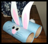 Cardboard Tube Bunny Crafts Project for Children