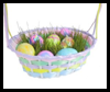 Grassy Basket Crafts Idea for Easter