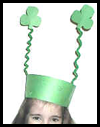 Shamrock Crown Craft for Kids 