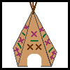 Tepee Stick Teepee Craft for Kids