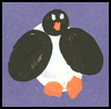 Fingerprint Penguin Craft : Make Christmas Gift Tags Craft for Kids