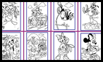 Kidscolorpages.com: Free Mickey Mouse Coloring Book Pages Printables for Children