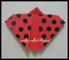 Folding Ladybugs Instructions