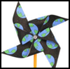 Earth Day Pinwheel Crafts : Pinwheel Crafts for Kids