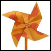 Autumn Pinwheel Craft : Pinwheel Crafts for Kids