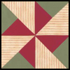 Double Pinwheel Quilt Block : Pinwheel Crafts for Kids