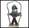 No-Sew
  Scarecrow Doll on a Swing