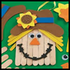 Wood
  Craftstick Scarecrow Banner Craft Kit