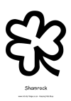 Shamrock Coloring Printables