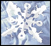 Snowflakes Paper Cutting Crafts for Kids
