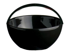 Put the Pipe Cleaners Chenille Stems on to Black Bowl as a Handle