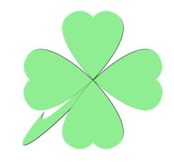 ST. PATRICK'S DAY FOUR LEAF CLOVER HEARTS CRAFT : Saint Patrick's Day Arts and Crafts Ideas for Kids