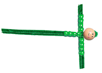 Pipecleaner leprachuan arms