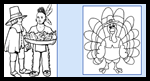 Coloring-page.com : Thanksgiving Coloring Printouts