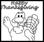 Kidsturncentral.com : Thanksgiving Coloring Printables
