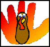 Handprint
  Turkey with Poem #2   : Thanksgiving Turkeys & Crafts for Children