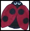 Ladybug Felt Bean Bag Craft for Kids