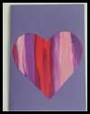 Stripy Heart Card Craft