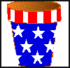 Patriotic
  US Plant Pot Craft  : Patriotic Arts and Crafts Projects