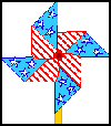 Patriotic
  Pinwheel  : Patriotic Arts and Crafts Projects