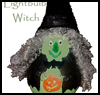 Halloween Light Bulb Witch 