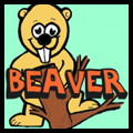 How to Draw Cartoon Beavers
