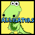 How to Draw Cartoon Crocodiles and Alligators 