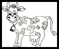 How to Draw Cartoon Cows