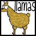 How to Draw Cartoon Llamas
