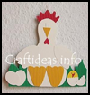 Hen Paper Decoration Crafts Idea for Kids