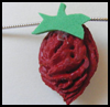 Strawberry Necklaces : Crafts Activities with Rocks, Stones, Pebbles