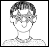 Patriotic Eyeglasses : Toy Glasses Crafts Activities for Children