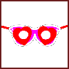 Heart
  Shaped Eye Glasses Crafts  : How to make Eye Glasses Crafts for Kids