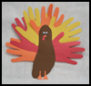 Thanksgiving
  Handprint Turkeys  : Toddler Thanksgiving Crafts Ideas for Kids
