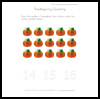 Thanksgiving
  Counting  : Free Thanksgiving Printable Worksheets