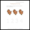 Thanksgiving
  Counting  : Free Thanksgiving Printable Worksheets