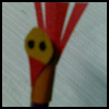 Thanksgiving Turkey Pencil Topper Crafts Project for Kids