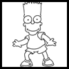 How to draw The Simpson's characters such as Homer, Marge, Lisa, Bart, Maggie, and Millhouse.