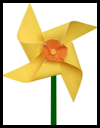 Daffodil
  Pinwheel Craft